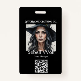 ゴシック様式ブラック星形五角形従業員バッジ バッジ