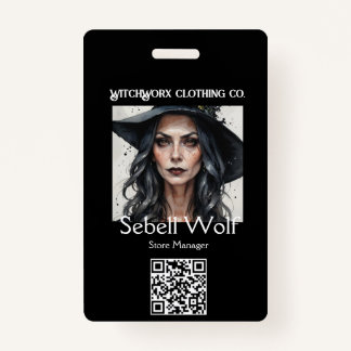 ゴシック様式ブラック星形五角形従業員バッジ バッジ