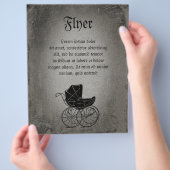 ゴシック様式ベビー台車 チラシ (手)