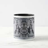 ゴシック様式ベリーダンサーのマグ マグカップ (中央)