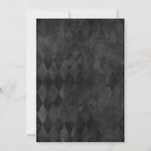 ゴシック様式ムーディパープルフローラユーカリ セーブザデート (裏面)