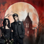 ゴシック様式ムーディフルムーン&キャッスルナイト タペストリー