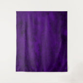 ゴシック様式ムーディブラック&パープルヴィンテージ抽象芸術 タペストリー (正面)