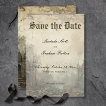 ゴシック様式ムーディースシーンヴィンテージクリーム&ブラック