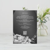 ゴシック様式ムーディースホワイトペオ結婚ニーの詳細 エンクロージャーカード (スタンド正面)