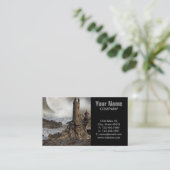 ゴシック様式ヨーロッパ中世ファンタジールネッサンス城 名刺 (スタンド正面)