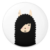 ゴシック様式ラマEmoji セラミックノブ (正面)