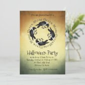 ゴシック様式ラヴェンスハローウィンパーティ 招待状 (スタンド正面)