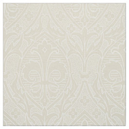 ゴシック様式リバイバルフルーアデリス – アイボリー ファブリック