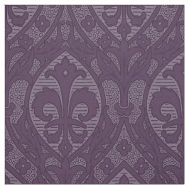 ゴシック様式リバイバルフルーアデリス – 紫 ファブリック