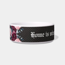 ゴシック様式ロマンチックなブーケ中ペットボウル