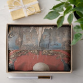 ゴシック様式ヴァンパイアスケルトンマーメイドスカルデクページ 薄葉紙 (ギフト)