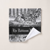 ゴシック様式ヴァンパイレスクルードグレーブズこうもりスカルゴシック バスタオルセット (ウォッシュタオル)