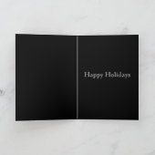 ゴシック様式休日-メリークリスマス シーズンカード (内部)