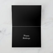 ゴシック様式休日-冬の景色の戸口 シーズンカード (内部)