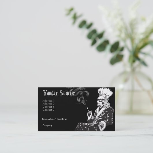 ゴシック様式名刺3 名刺 (スタンド正面)