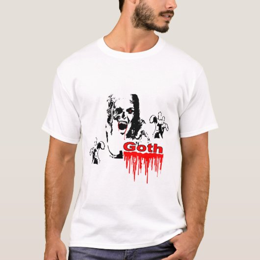 ゴシック様式吸血鬼のTシャツ Tシャツ (正面)
