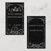 ゴシック様式夢 名刺 (正面/裏面)