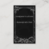 ゴシック様式夢 名刺 (裏面)