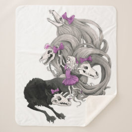 ゴシック様式女の子および彼女の暗闇: 魅力的 シェルパブランケット