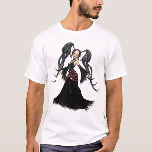 ゴシック様式女の子 Tシャツ (正面)