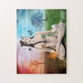 ゴシック様式女神 ジグソーパズル (縦)