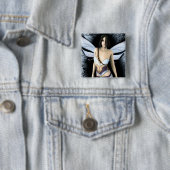 ゴシック様式妖精の国の孤独のアートワーク 缶バッジ (インサイチュ)