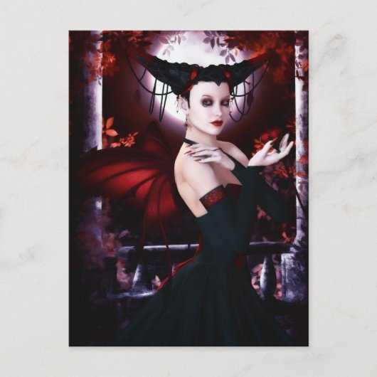 ゴシック様式妖精壮麗はがき ポストカード (正面)