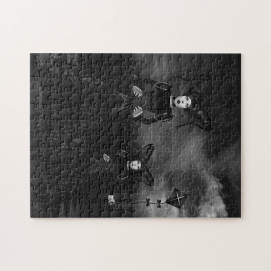 ゴシック様式家族のジグソーパズル ジグソーパズル (横)