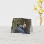 ゴシック様式復活のメッセージカード カード (黄色い花)