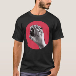 ゴシック様式恐怖芸術-刺された手 Tシャツ