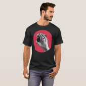 ゴシック様式恐怖芸術-刺された手 Tシャツ (正面フル)