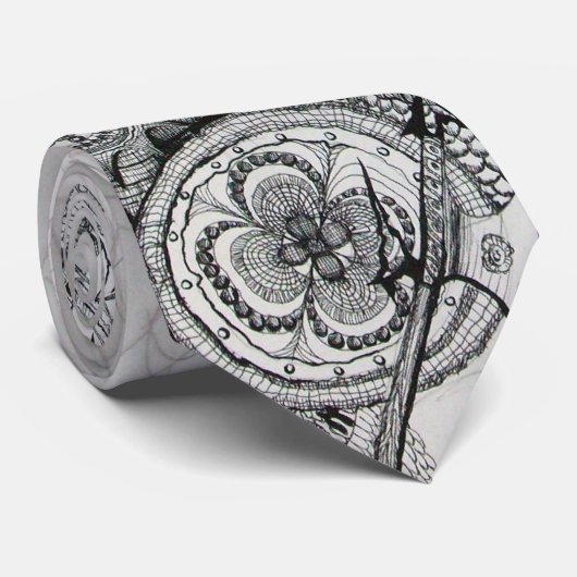 ゴシック様式戦士、野蛮人は白黒をナイト爵に叙します ネクタイ (ロール)