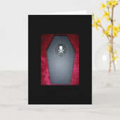 ゴシック様式棺カード カード (黄色い花)