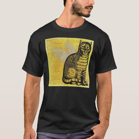 ゴシック様式猫 Tシャツ (正面)