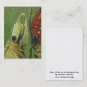 ゴシック様式突然変異体のガACEOの芸術家のトレーディングカード 名刺 (正面/裏面)