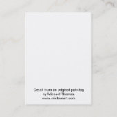 ゴシック様式突然変異体のガACEOの芸術家のトレーディングカード 名刺 (裏面)