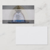 ゴシック様式窓 名刺 (正面/裏面)