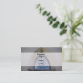 ゴシック様式窓 名刺 (スタンド正面)