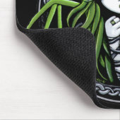 ゴシック様式緑のこうもりの妖精の芸術のマウスパッド マウスパッド (コーナー)