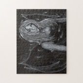 "ゴシック様式美しい"の暗いファンタジーの芸術のパズルの吸血鬼 ジグソーパズル (縦)