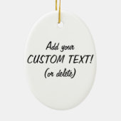 ゴシック様式芸術を煙らす悪魔の女の子の魔法使いの大がま セラミックオーナメント (裏面)