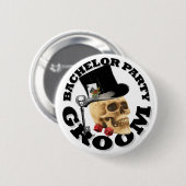 ゴシック様式賭博はバチュラーパーティに手入れをします 缶バッジ (正面&裏面)