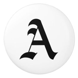 ゴシック様式陶磁器の手紙のノブ セラミックノブ