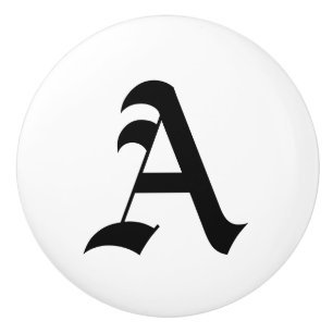 ゴシック様式陶磁器の手紙のノブ セラミックノブ