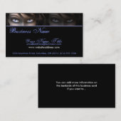 ゴシック様式青い目D1 -ゴシックまたはファンタジーの名刺 名刺 (正面/裏面)