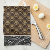 ゴシック様式青銅 キッチンタオル (四つ折り)