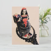 ゴシック様式骨組花嫁の頭のない新郎の保存日付 セーブザデート (スタンド正面)