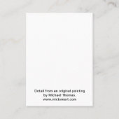 ゴシック様式骨組ACEO芸術家のトレーディングカード 名刺 (裏面)