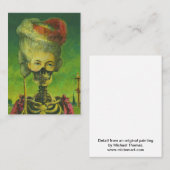 ゴシック様式骨組ACEO芸術家のトレーディングカード 名刺 (正面/裏面)